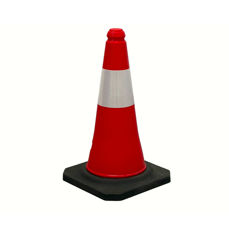 50/75/100 cm højsyns PE-reflekterende trafiksikkerhedskegle til vejstyring