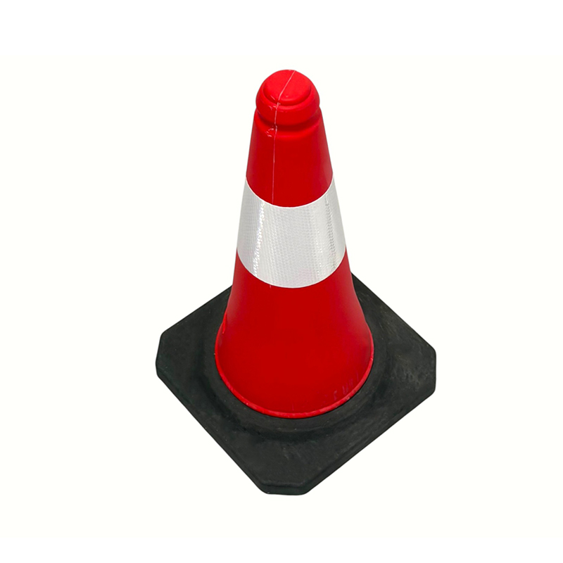 50/75/100 cm højsyns PE-reflekterende trafiksikkerhedskegle til vejstyring