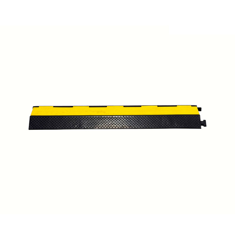 Gummibase Engineering-Grade Yellow Cover 2-Channel Heavy Duty Kabelbeskytter