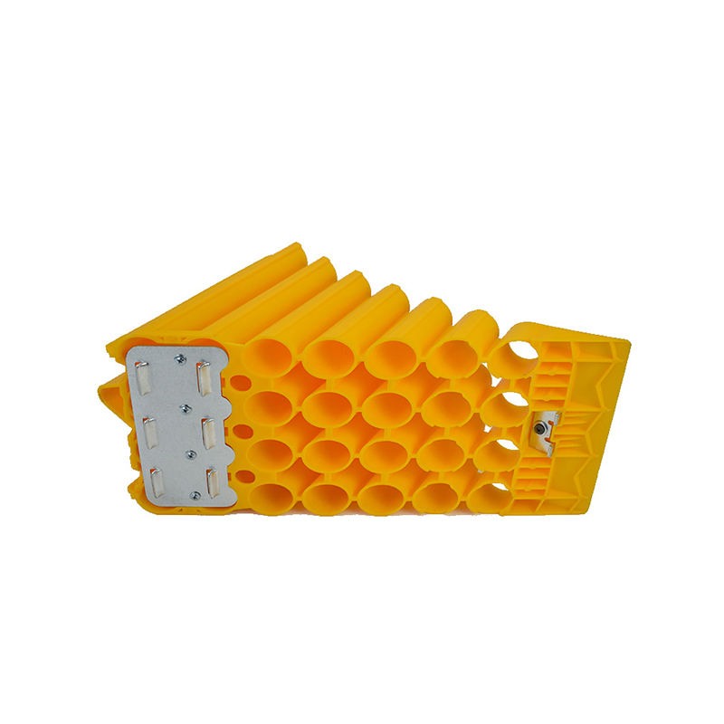 High-Grip trekantet design Kraftige anti-slip gummihjulstop