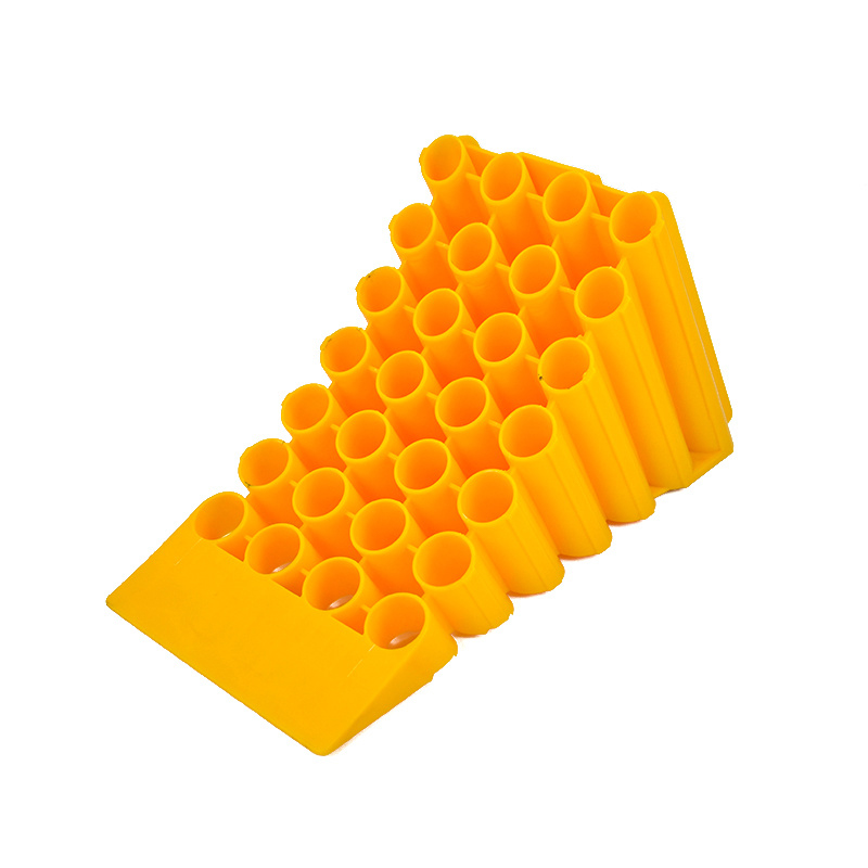 High-Grip trekantet design Kraftige anti-slip gummihjulstop