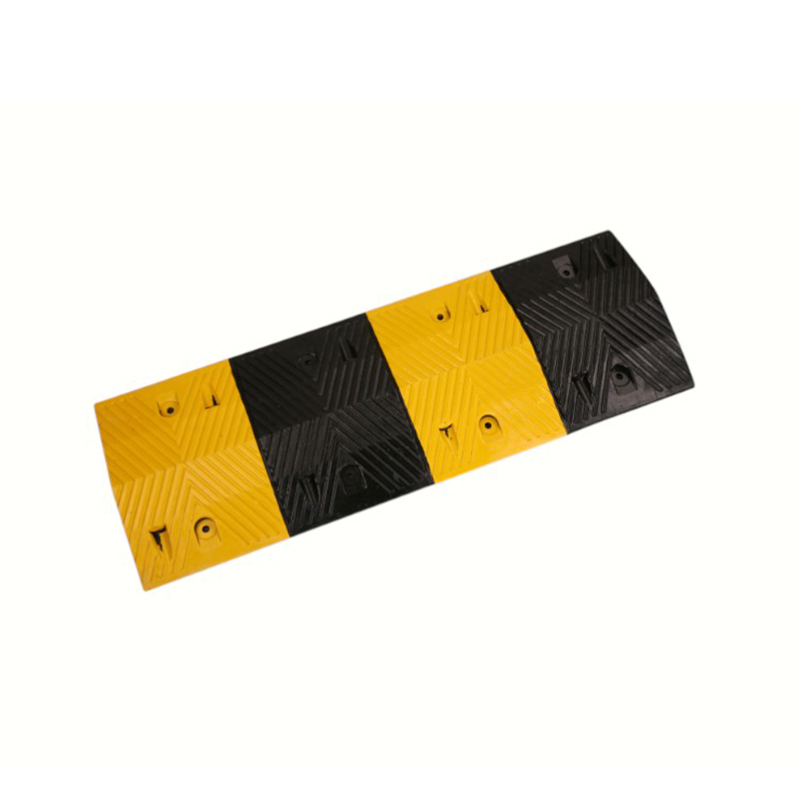 1-meters kraftige kompressionsreflekterende gummihastighedsbump
