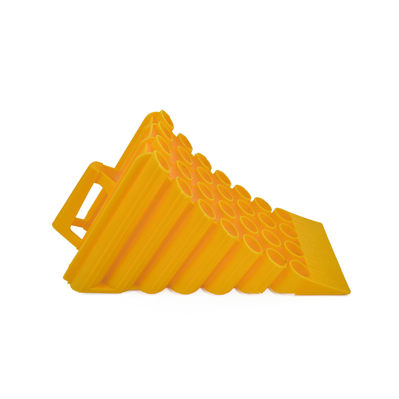 High-Grip trekantet design Kraftige anti-slip gummihjulstop