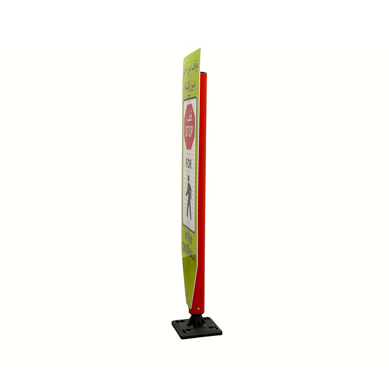 Fleksibel Traffic Delineator-skiltstavle med slagfast elastisk base