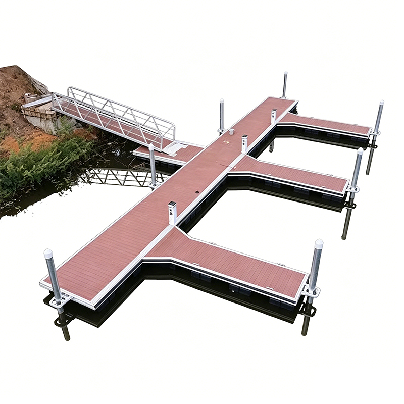 WPC Floating Dock Decking
