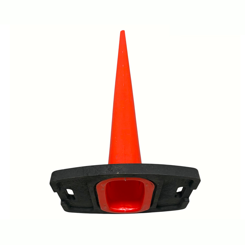 Heavy-Duty Traffic Delineator Panel med vægtet genbrugsgummi base