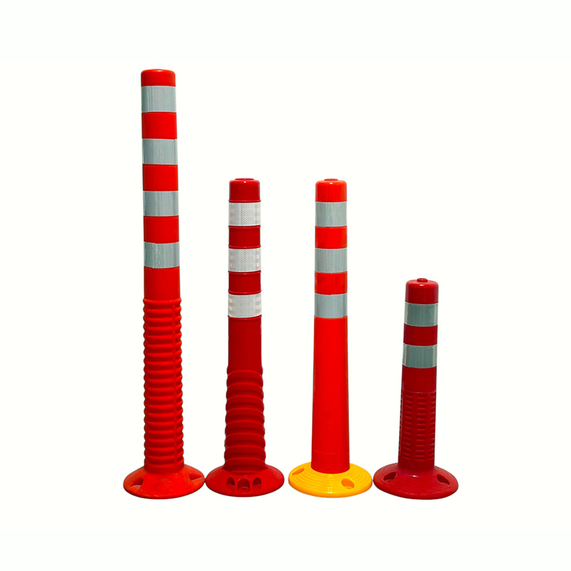 Fleksibel PVC Delineator-stolpe med reflekterende kraver