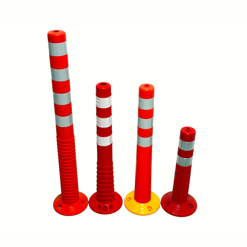 Fleksibel PVC Delineator-stolpe med reflekterende kraver