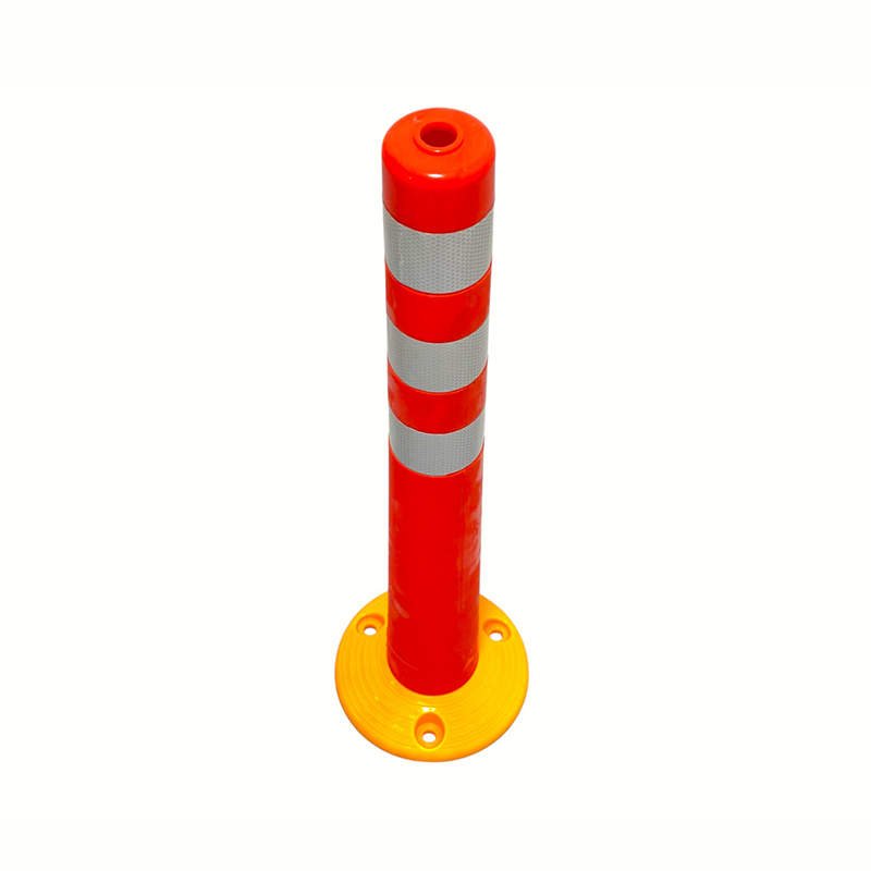 Fleksibel PVC Delineator-stolpe med reflekterende kraver