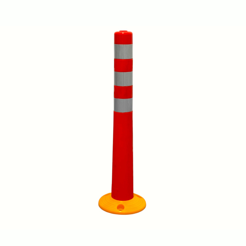 Fleksibel PVC Delineator-stolpe med reflekterende kraver
