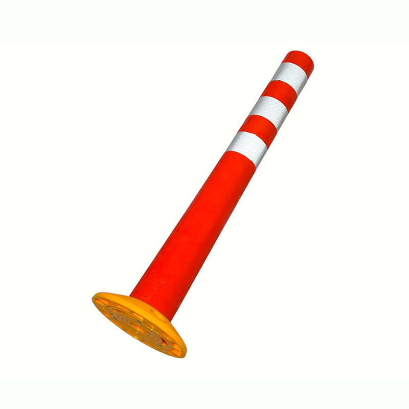 Fleksibel PVC Delineator-stolpe med reflekterende kraver
