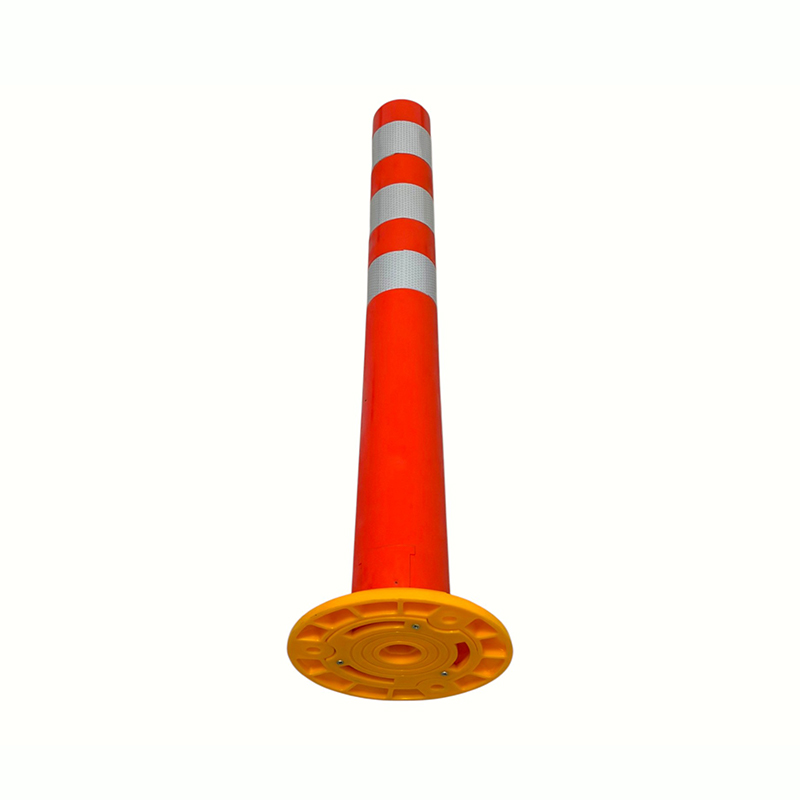 Fleksibel PVC Delineator-stolpe med reflekterende kraver