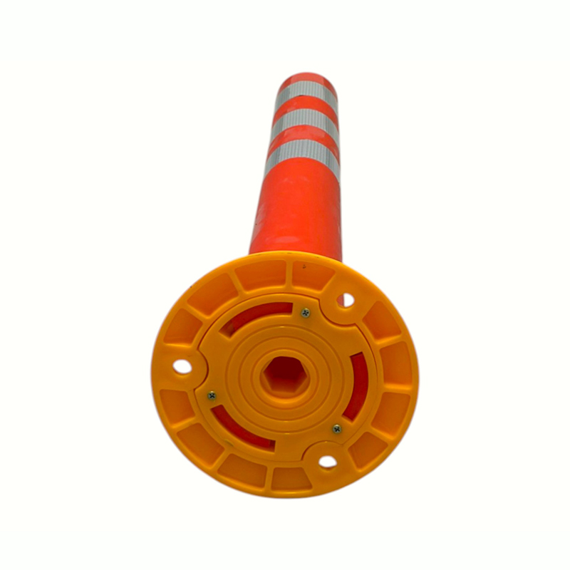 Fleksibel PVC Delineator-stolpe med reflekterende kraver
