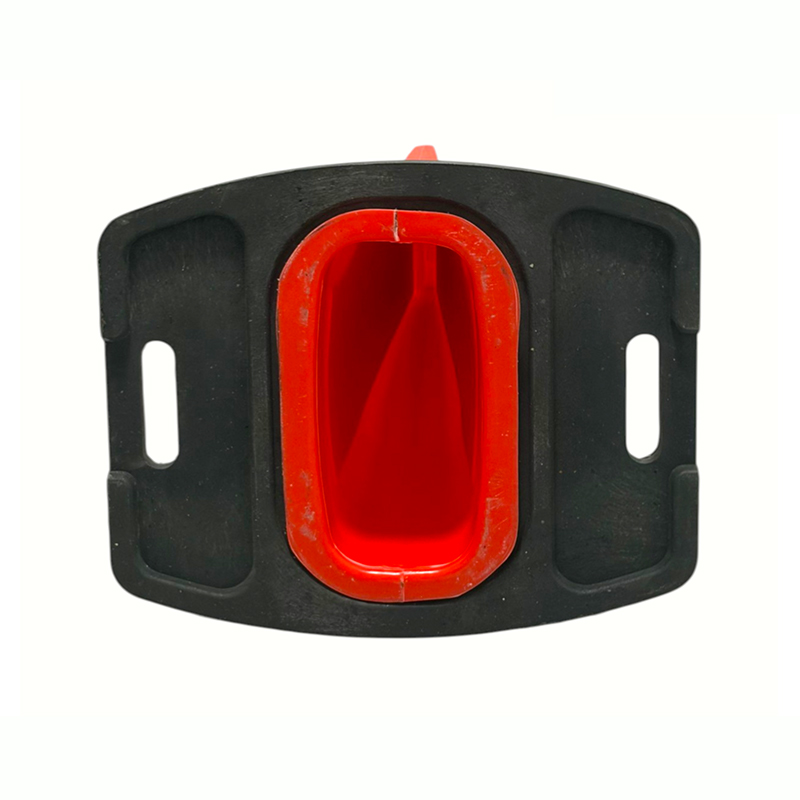 Heavy-Duty Traffic Delineator Panel med vægtet genbrugsgummi base