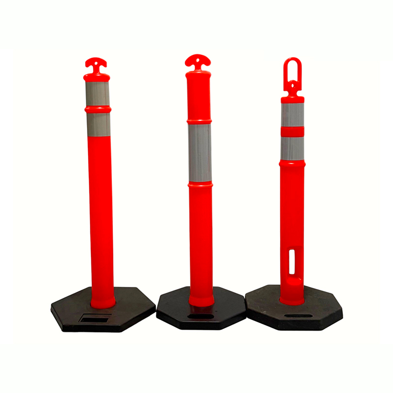Heavy Duty Trafikadvarselsstolpe med tophåndtag