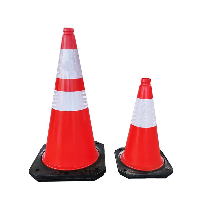 Integreret HDPE-plastik-trafikkegle med tophåndtagshul