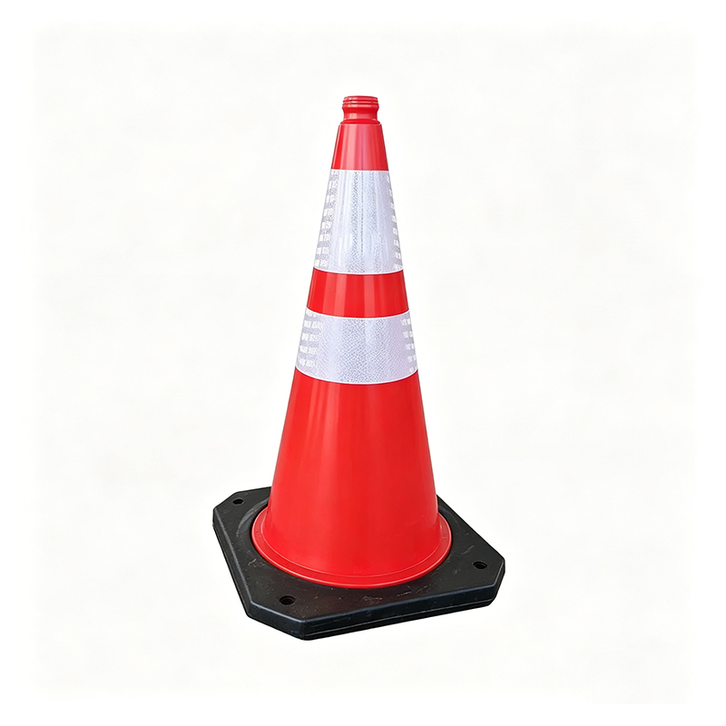 Integreret HDPE-plastik-trafikkegle med tophåndtagshul