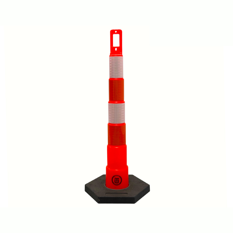 Heavy Duty Trafikadvarselsstolpe med tophåndtag