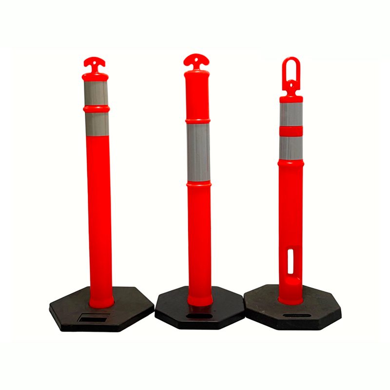 Heavy Duty Trafikadvarselsstolpe med tophåndtag
