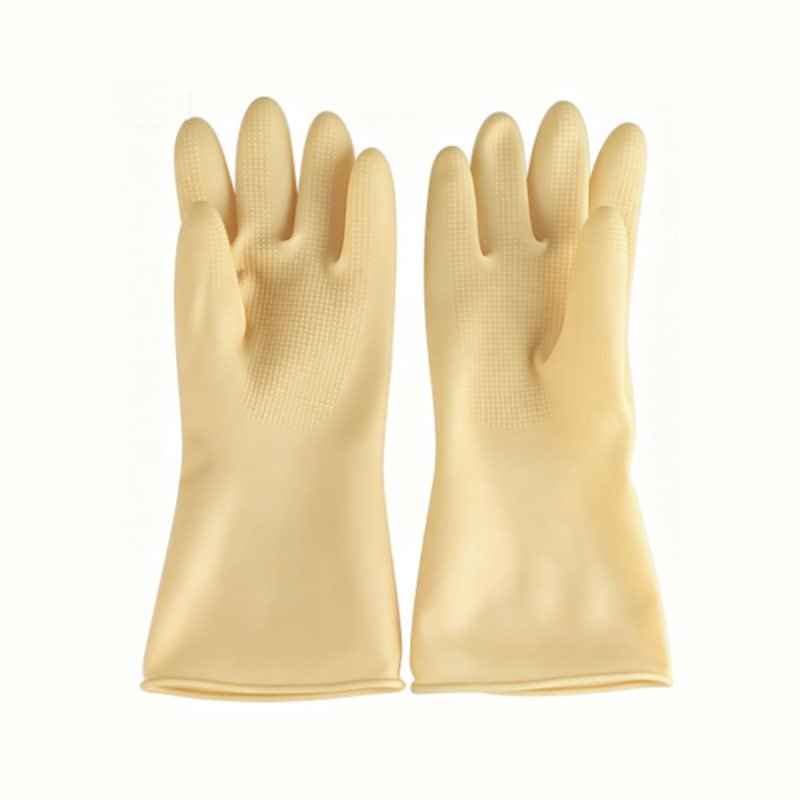 Heavy Duty syre/alkali resistente latex gummihandsker