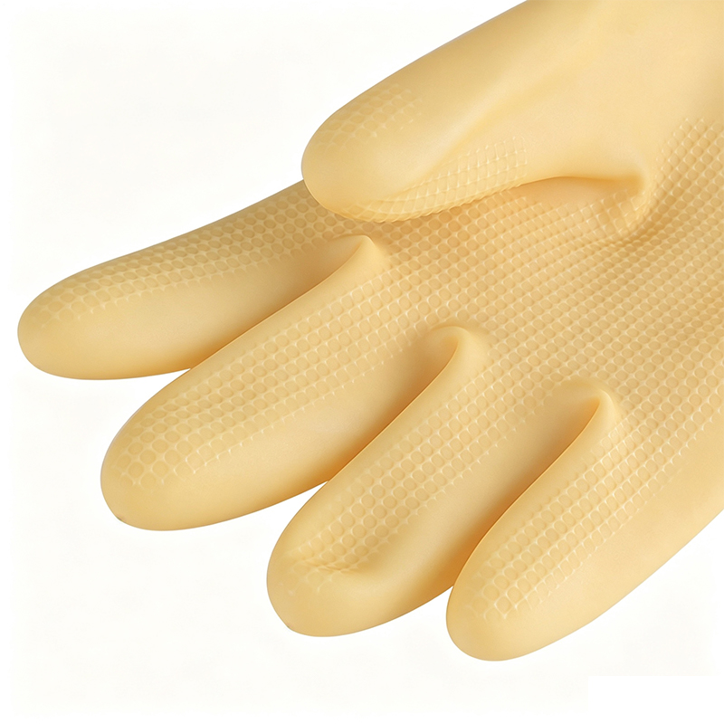 Heavy Duty syre/alkali resistente latex gummihandsker