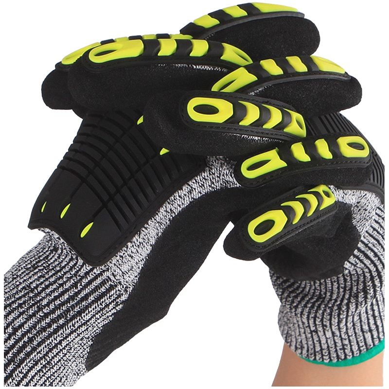 Heavy Duty Anti-Collision Frosted Arbejdshandsker