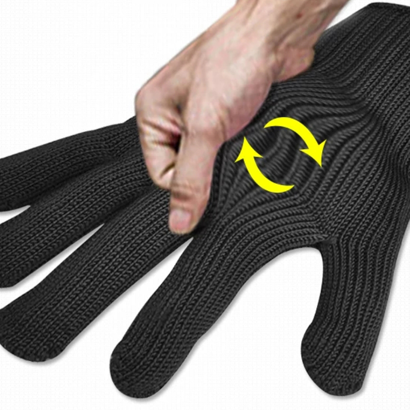 Rustfrit stål Trådnet Anti Cutting Sikkerhedshandsker