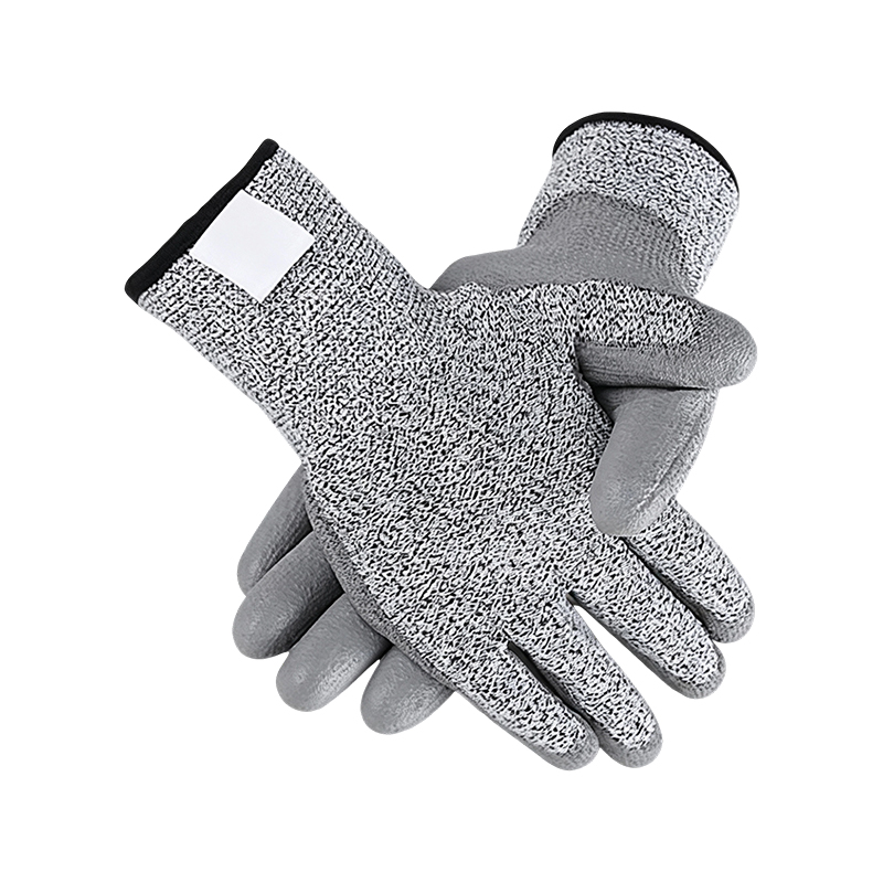 Anti Cutting dyppet PU handsker