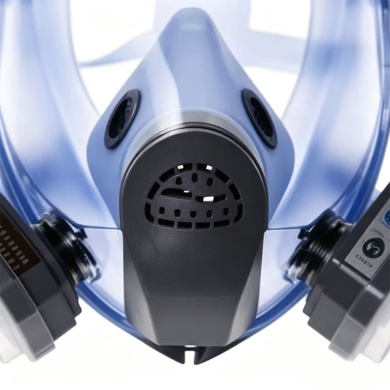Industriel gasmaske til fuld ansigt