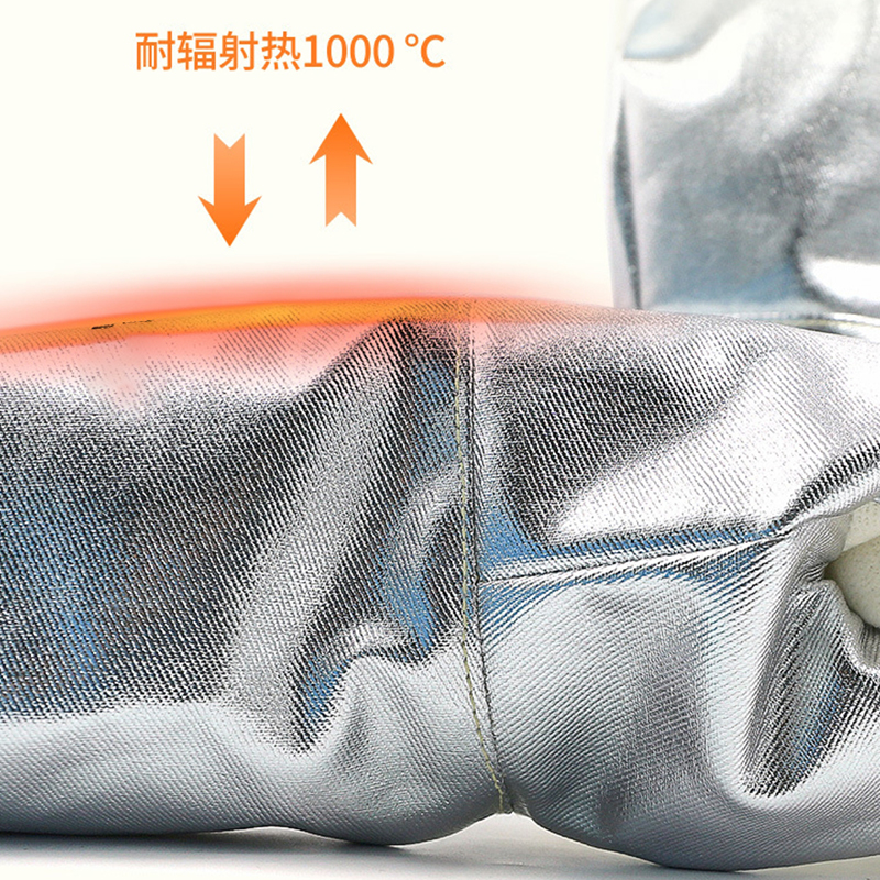 350°C aluminiumsfolie varmebestandige sikkerhedshandsker