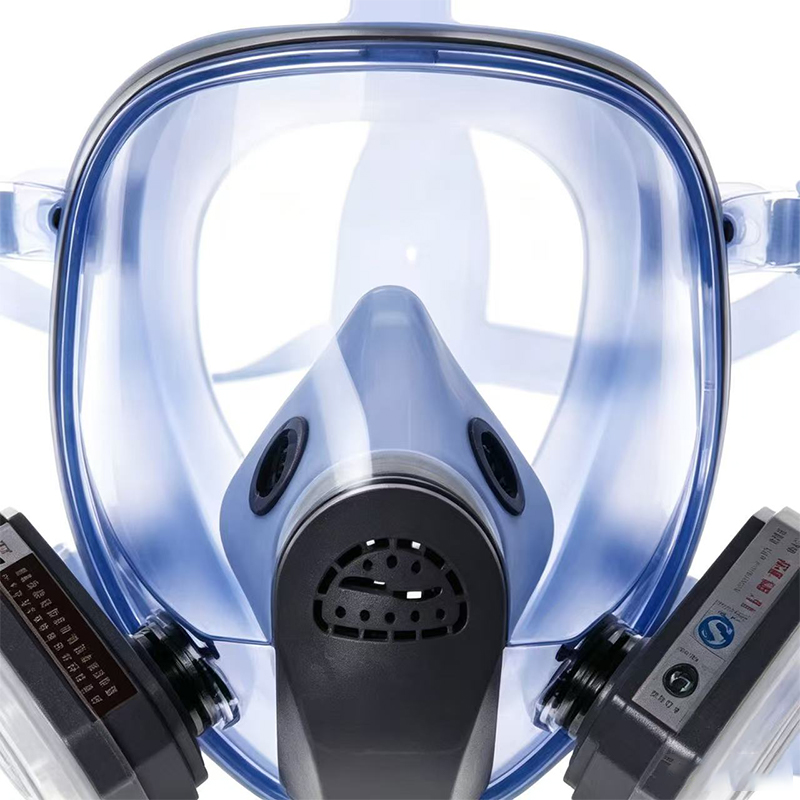 Industriel gasmaske til fuld ansigt