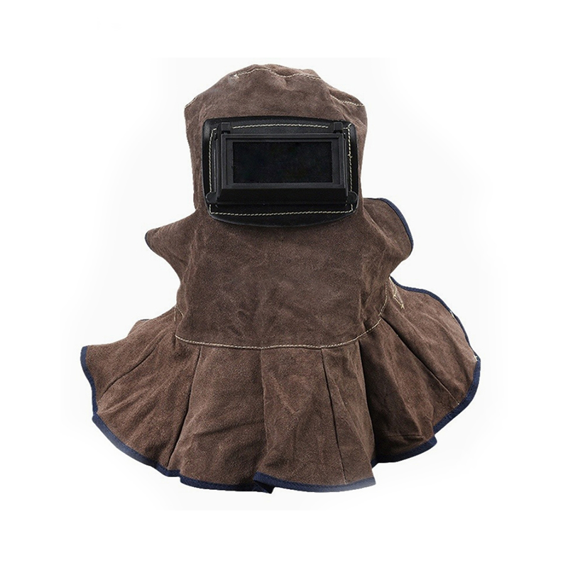 Carbon Brown Kohud Flip-Up svejsehætte maske