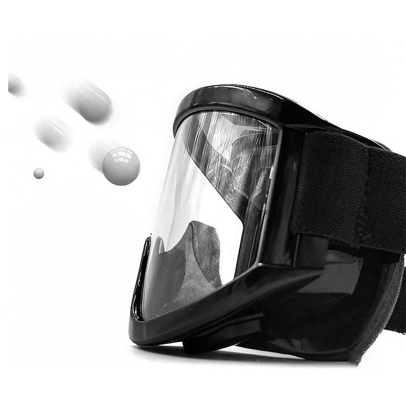 Fleksible anti-reflekterende industrielle sikkerhedsbriller