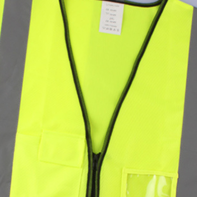 Sikkerhedsrefleksvest med høj synlighed