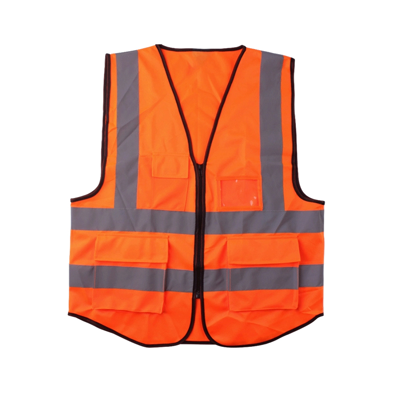 Sikkerhedsrefleksvest med høj synlighed