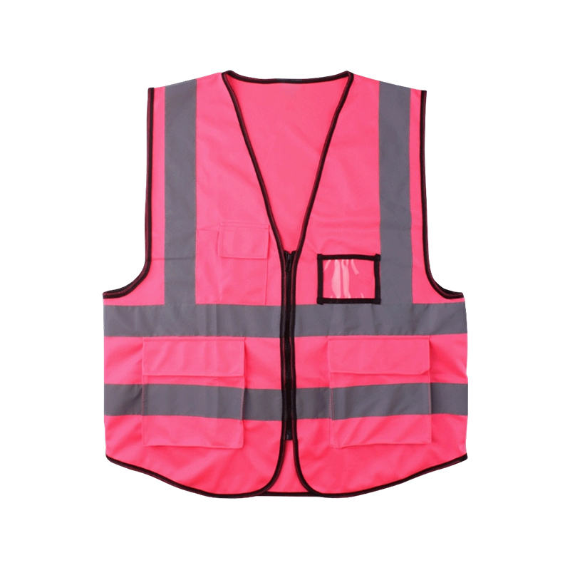 Sikkerhedsrefleksvest med høj synlighed