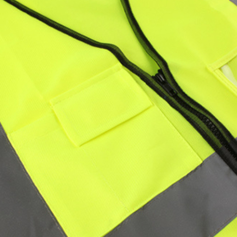 Sikkerhedsrefleksvest med høj synlighed
