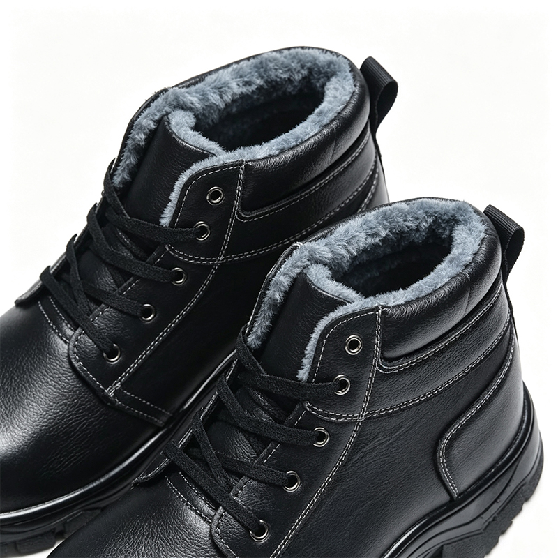 Fleece-forede varme sikkerhedssko